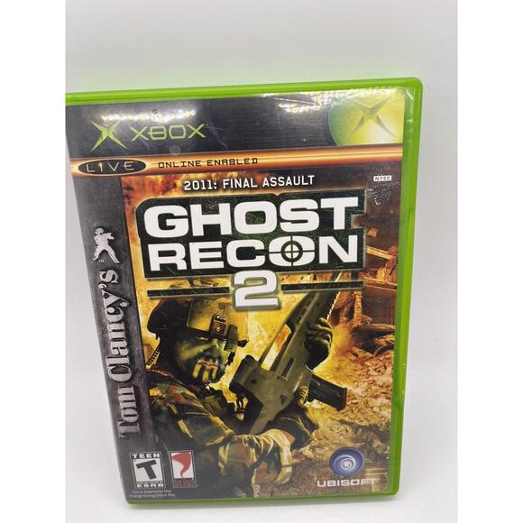 Tom Clancy's 2011: Final Assault Ghost Recon 2 Xbox Original Complete CIB Tested - Picture 1 of 7